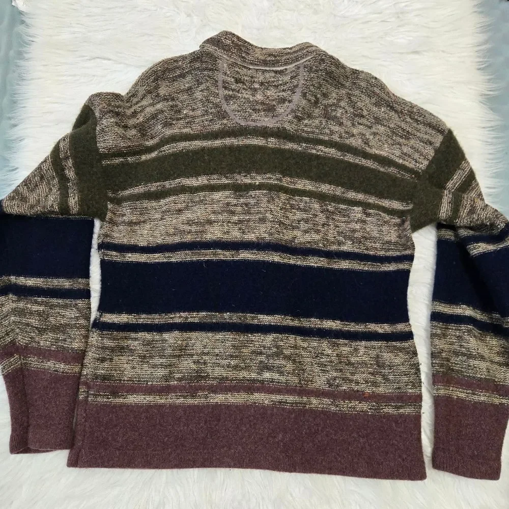 RALPH LAUREN CHAPS Vintage 90s Henley Lambswool | Wool Knit Sweater XL